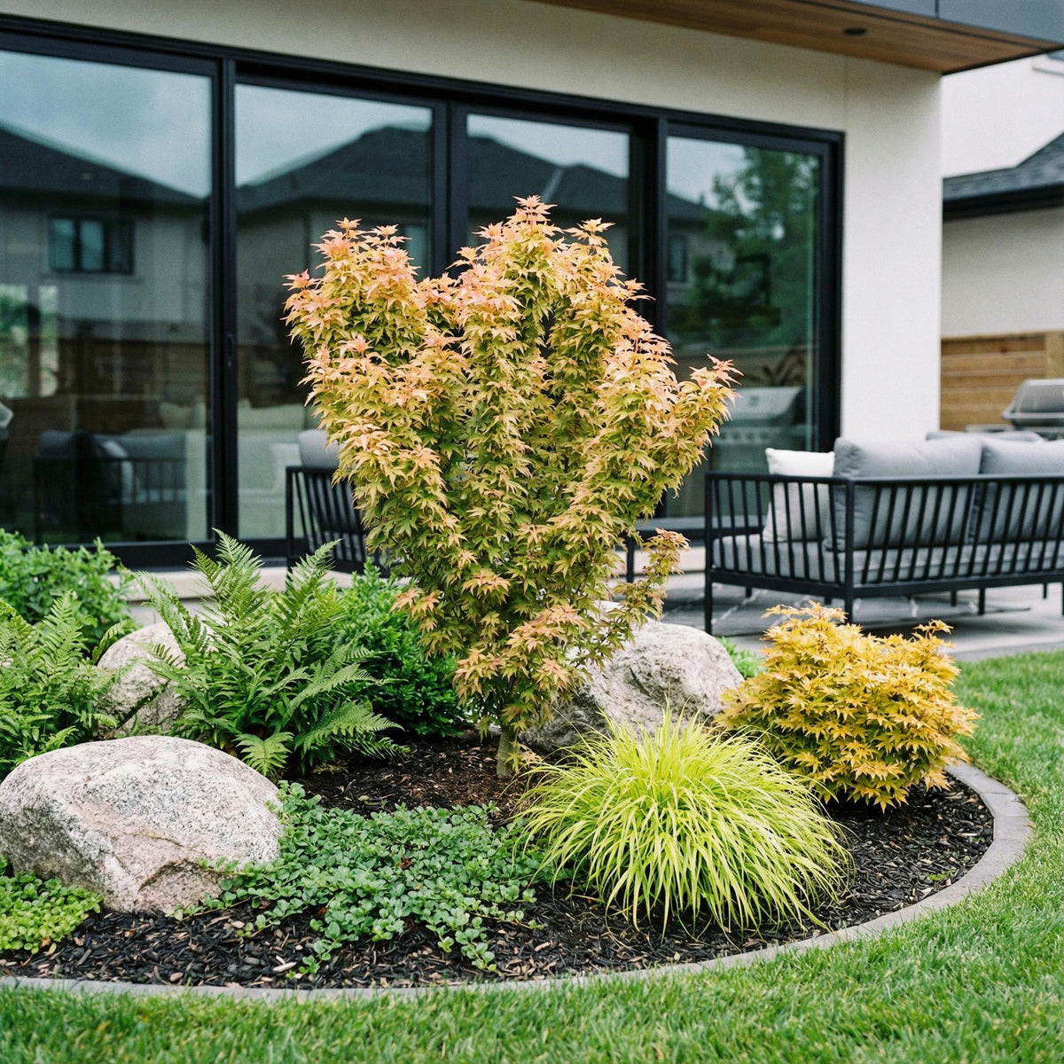 Acer palmatum 'Koto Hime' (Japanse esdoorn) – Ø26 cm, 90 cm hoog