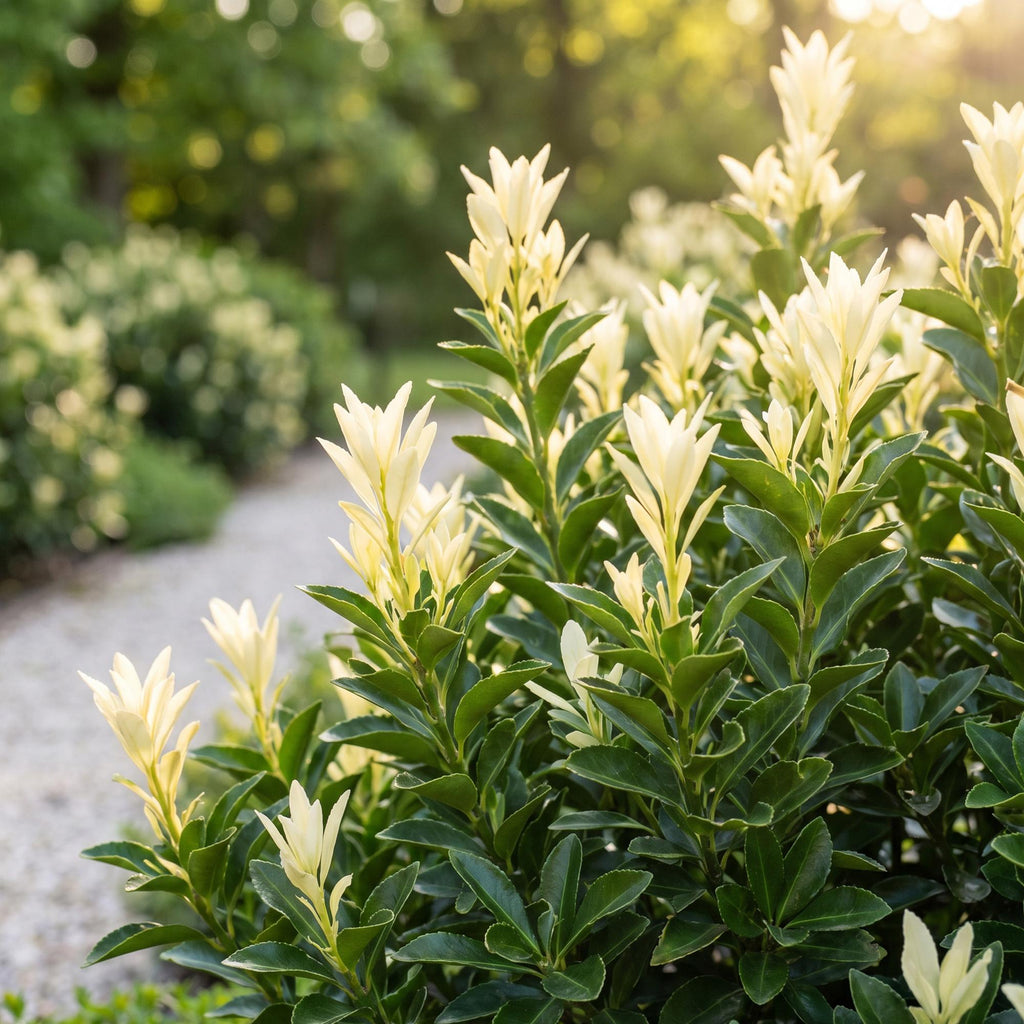 Euonymus japonica 'Paloma Blanca' (kardinaalsmuts) – wit – 16 planten, Ø9 cm, 20–30 cm hoog – foto 5