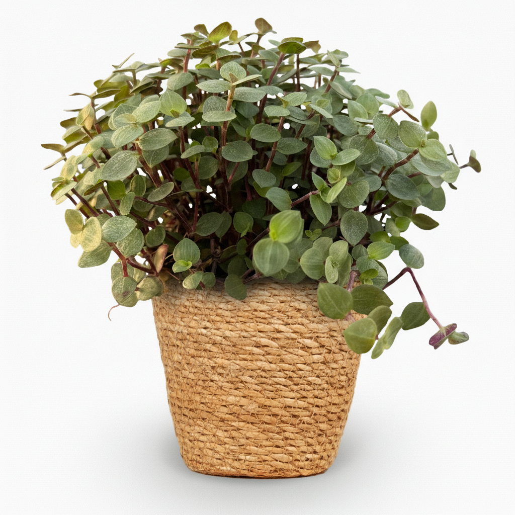 Callisia repens med kurv – Ø12 cm, 17–20 cm høj