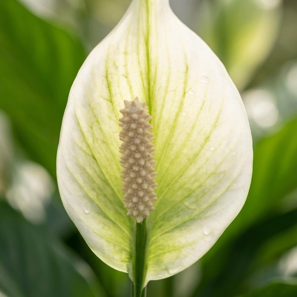 4× Spathiphyllum (lepelplant) – Ø12 cm, 35–40 cm hoog