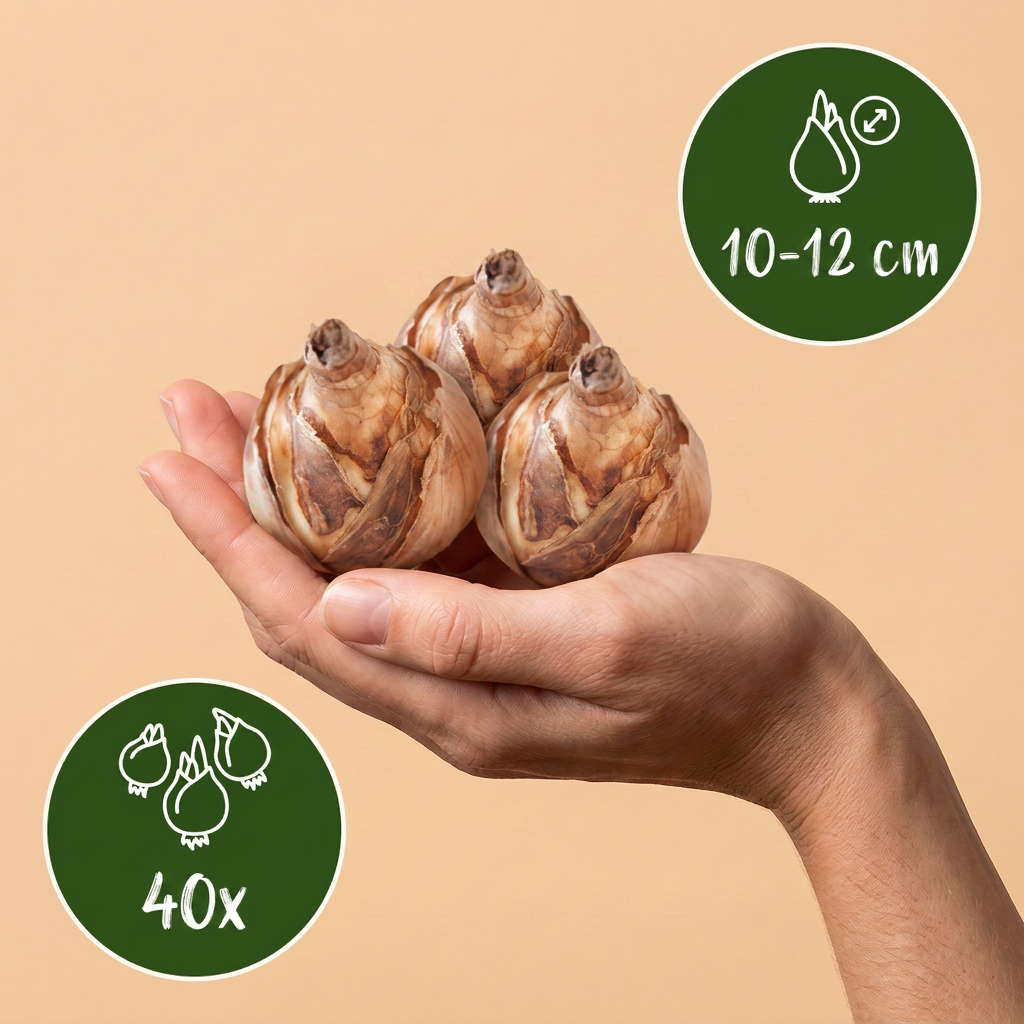 Narcismix – 40 blomsterløg (løgstørrelse 10/12)