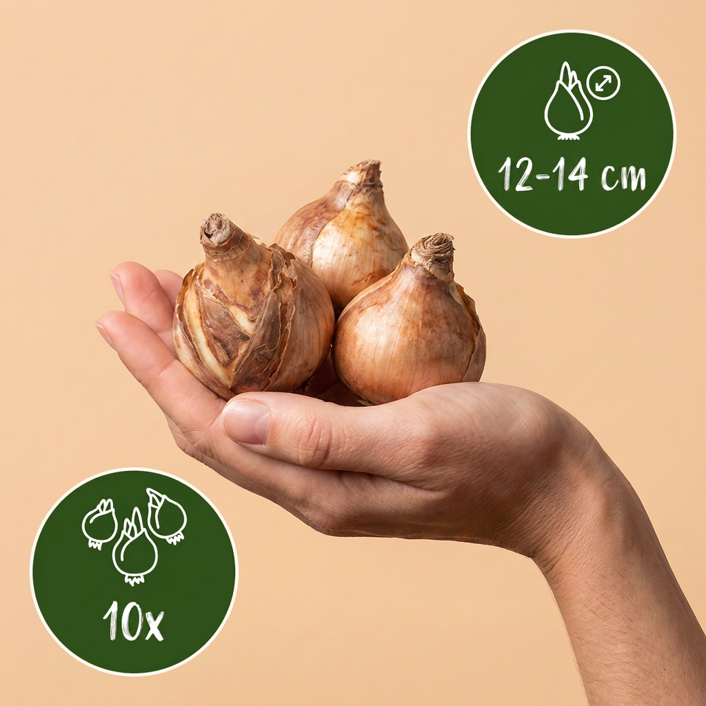 Mélange de jonquilles doubles – 10 bulbes (calibre 12/14)