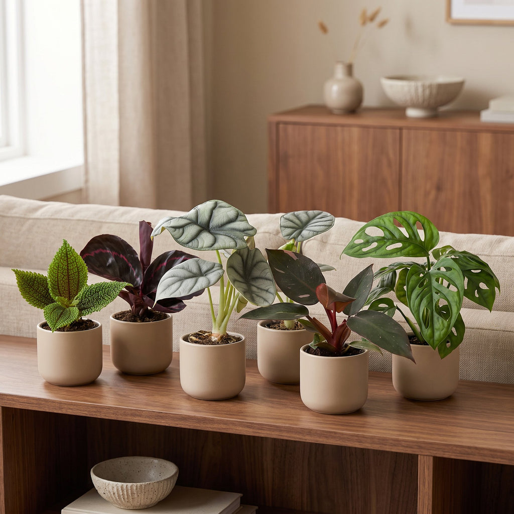 6× jeunes plantes Jungle Mix – Ø6 cm, 10–15 cm de haut