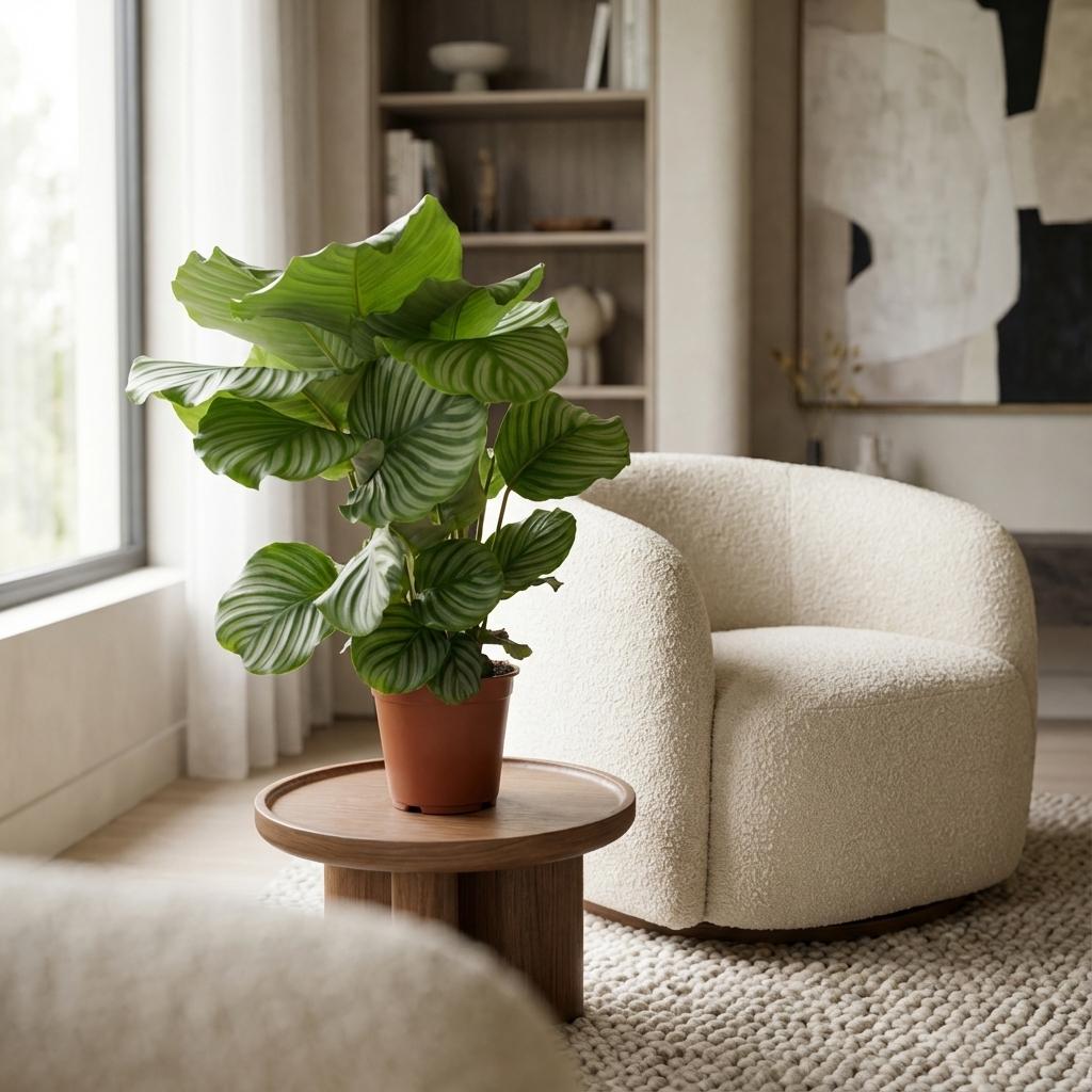 Calathea orbifolia – Ø19 cm, 60 cm høj