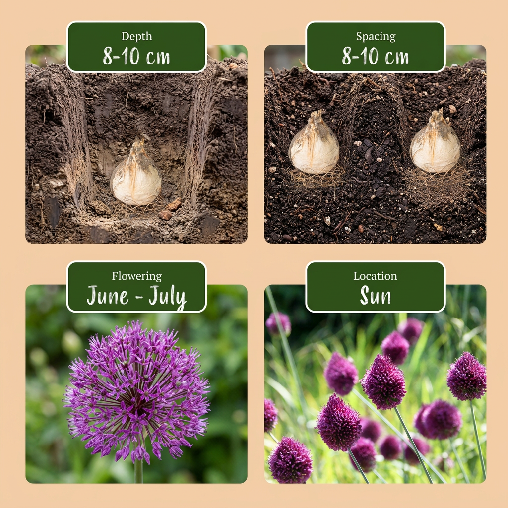 Kogellook (Allium sphaerocephalon) – 800 bloembollen (bolmaat 5/6)
