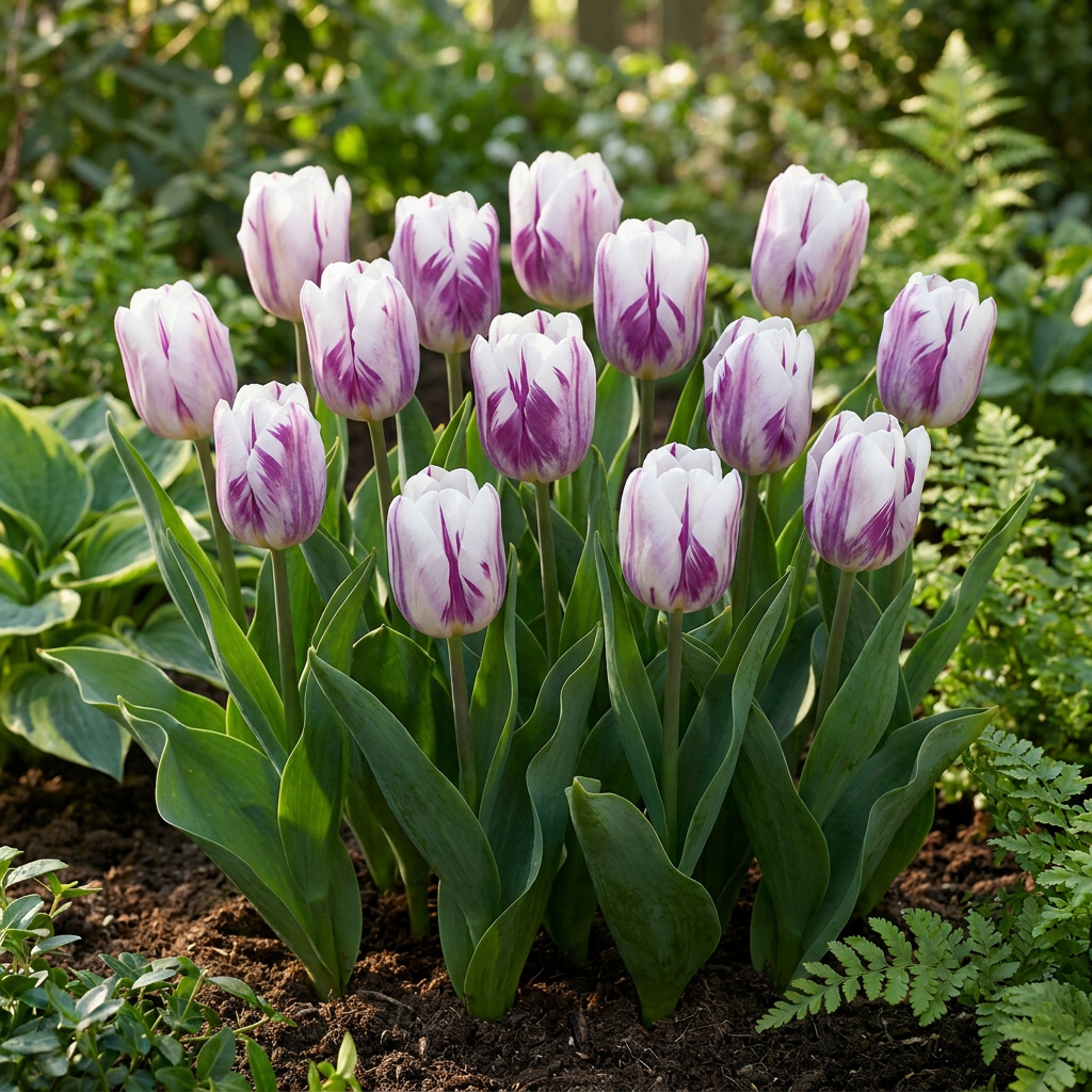 Tulipe 'Flaming Flag' – 30 bulbes (calibre 11/12)
