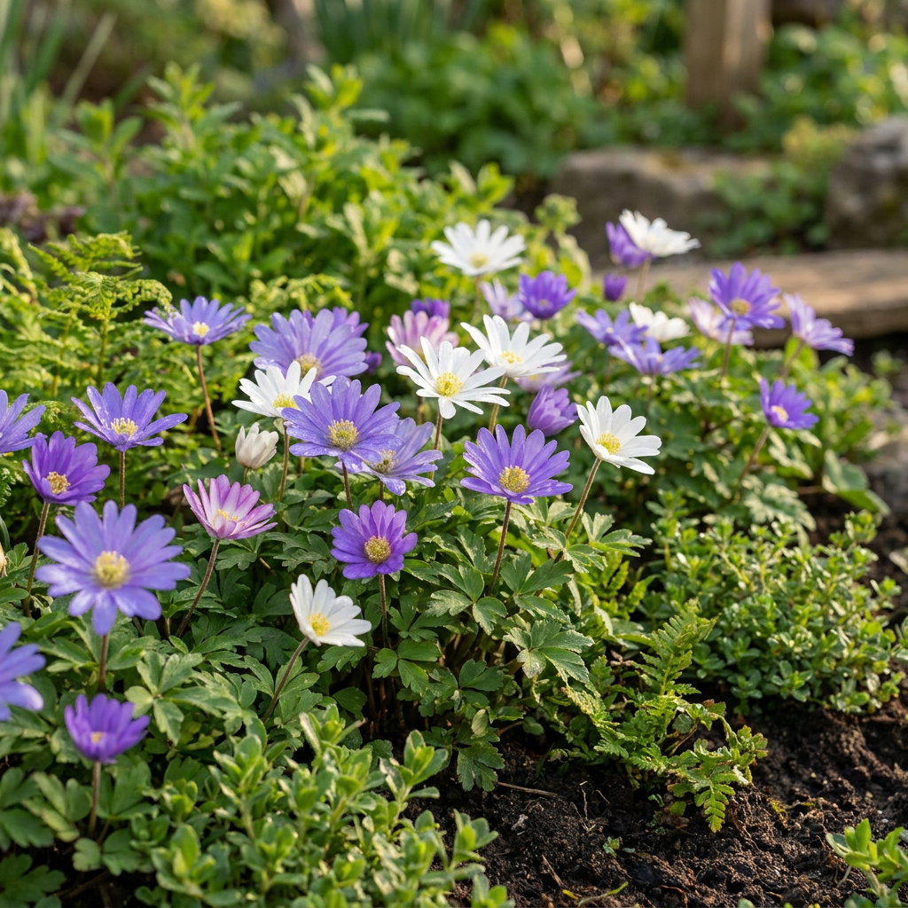 Griekse anemoon mix (Anemone blanda) – 50 bloembollen (bolmaat 4/5)