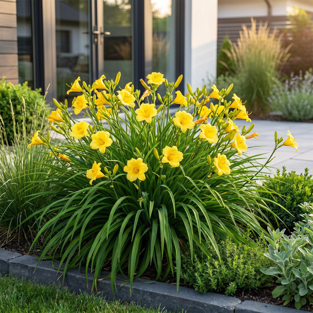Hemerocallis 'Stella D’Oro' (daglelie) – geel – 6 planten, Ø11 cm, 15–25 cm hoog – foto 6