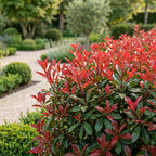 Photinia fraseri 'Carre Rouge' (glossy privet) – red – 16 plants, Ø9 cm, 25–35 cm high