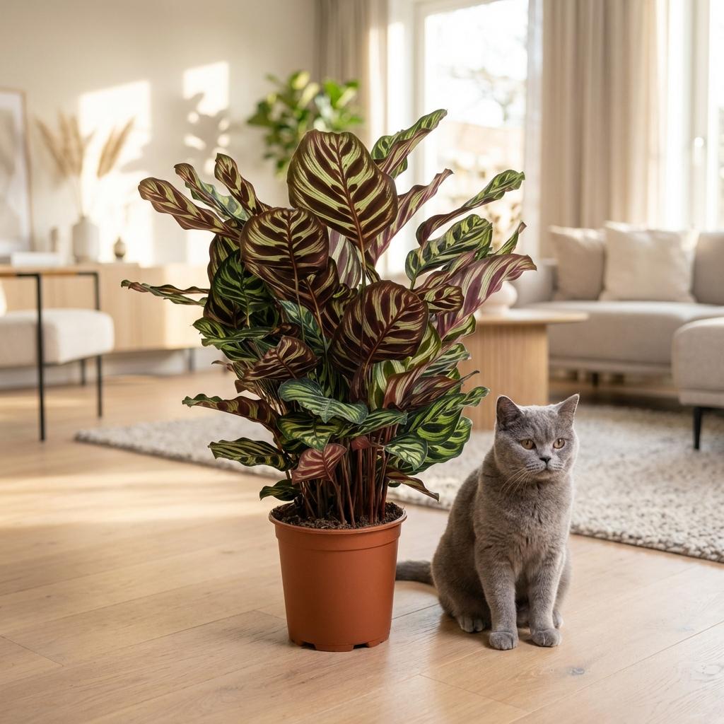Calathea makoyana – Ø 19 cm, 70 cm hoch