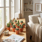 9× Mini Cactus Mix (Cactaceae) – Ø8 cm, 5–10 cm hoog