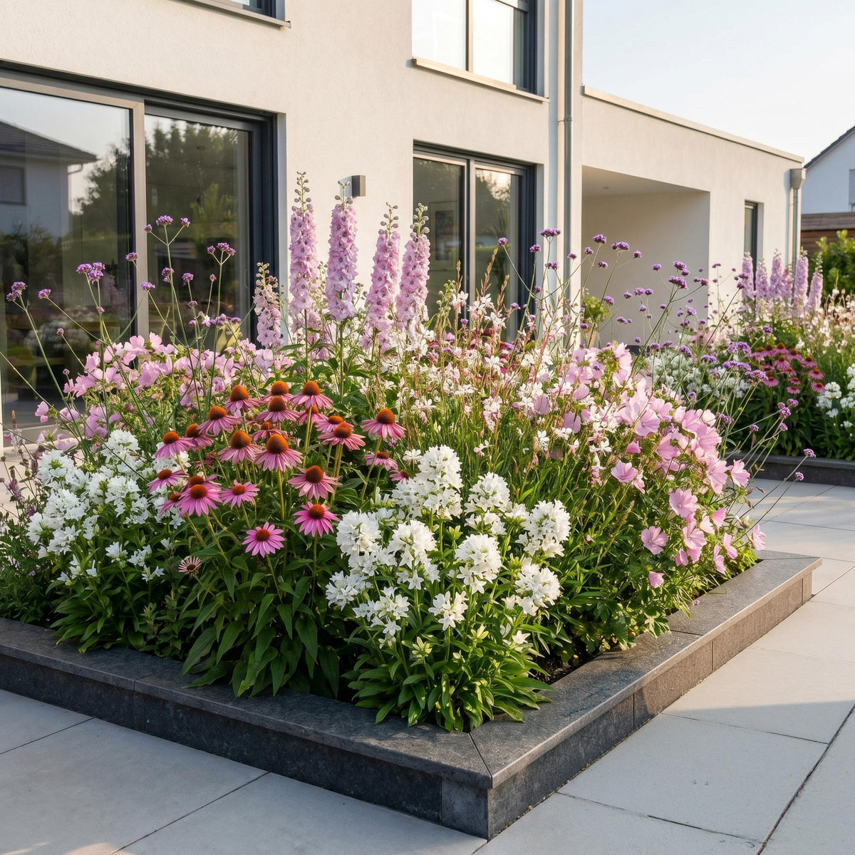 Borderpakket bijen en vlinderlokkend – 6 planten, Ø11 cm, 15–25 cm hoog