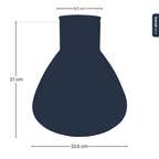 Terrarium fles met kurk - Sammie - Ø 22,5 cm ↑ 27 cm