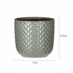 Mini pot relief groen D7