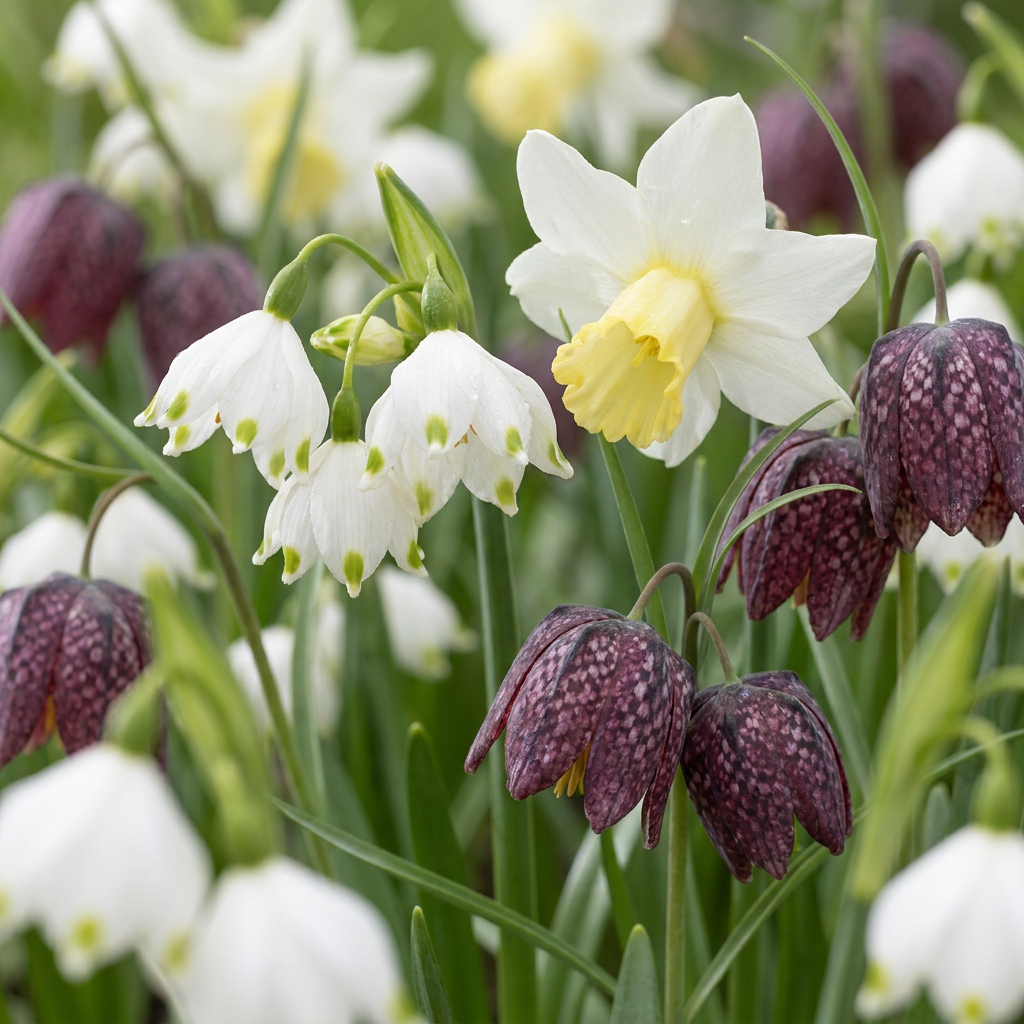 Blumenzwiebelpaket Feuchter Garten – 60 Blumenzwiebeln (Zwiebelgröße 10/12)