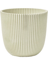 Capi Pot Nature Groove Made With Sawdust Beige - D25cm
