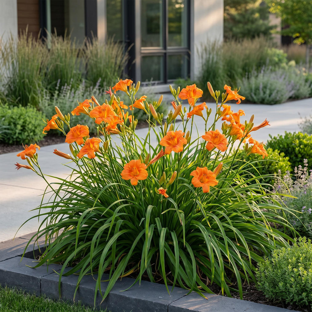 Hemerocallis 'Mauna Loa' (Taglilie) – orange – 24 Pflanzen, Ø11 cm, 15–25 cm hoch – Bild 6