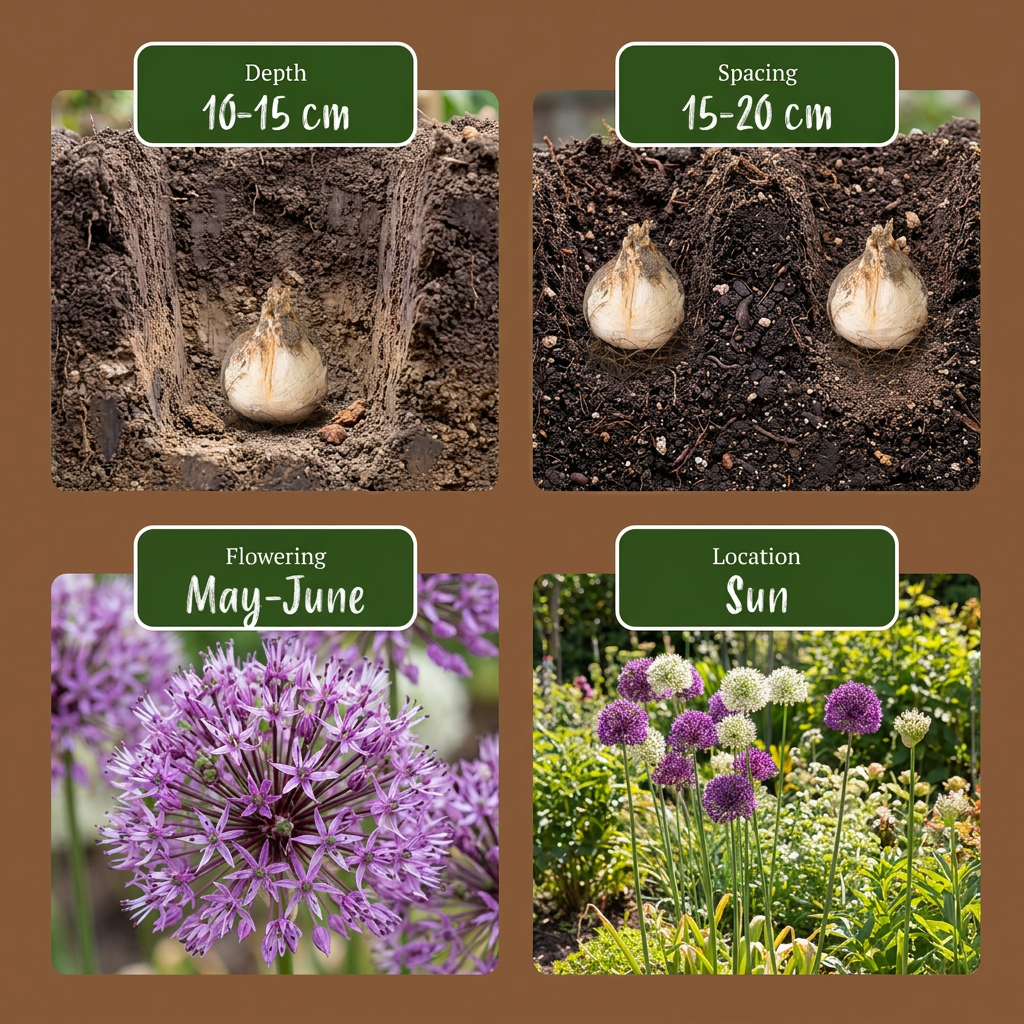 Mélange décoratif 'Purple-White' – 15 bulbes (calibre 10/12)