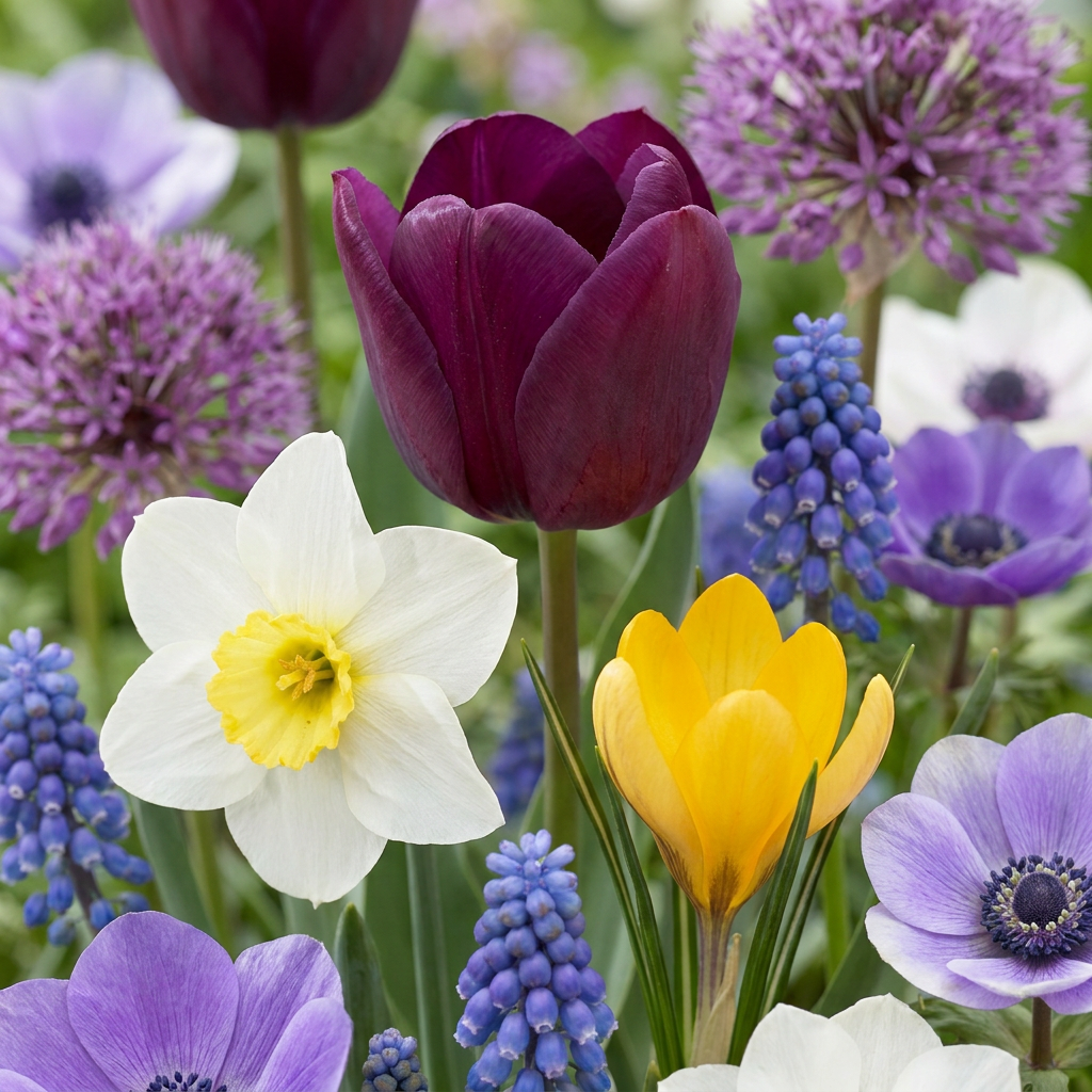 Blumenzwiebelpaket Bunter Garten – 500 Blumenzwiebeln (Zwiebelgröße 10/12)