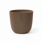 Capi Pot Nature Groove Made With Warm Taupe - D17cm