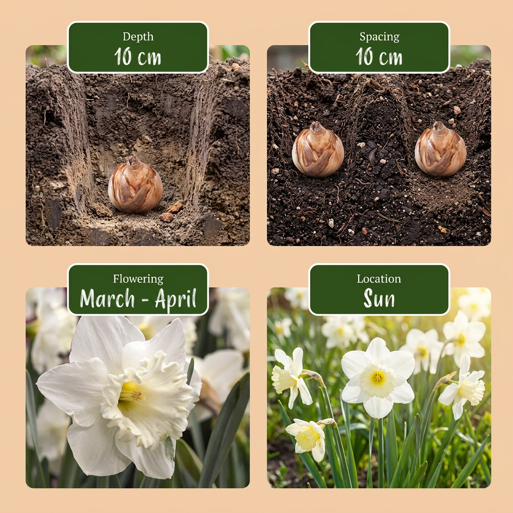 Blumenzwiebelpaket Sonniger Garten – 140 Blumenzwiebeln (Zwiebelgröße 10/12)
