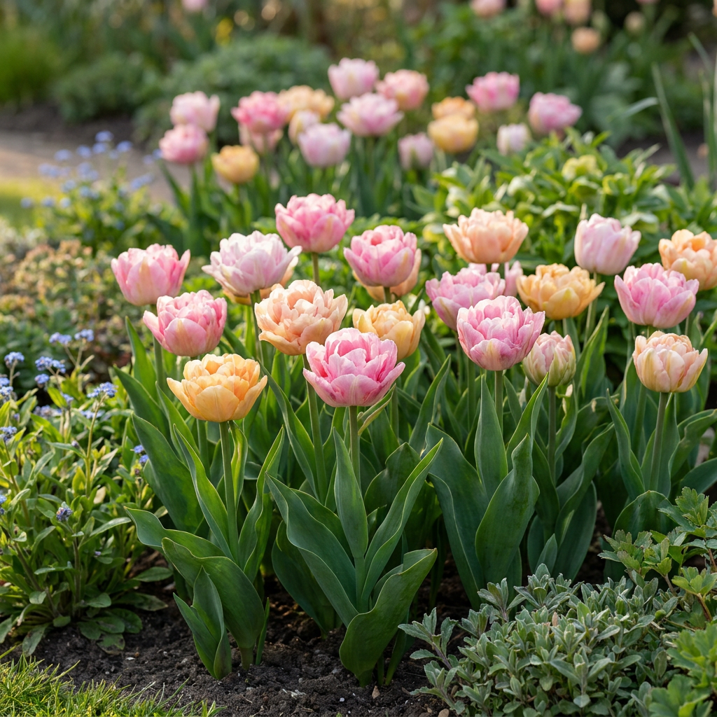 Tulp 'Peaches & Kisses' – 48 bloembollen (bolmaat 11/12)