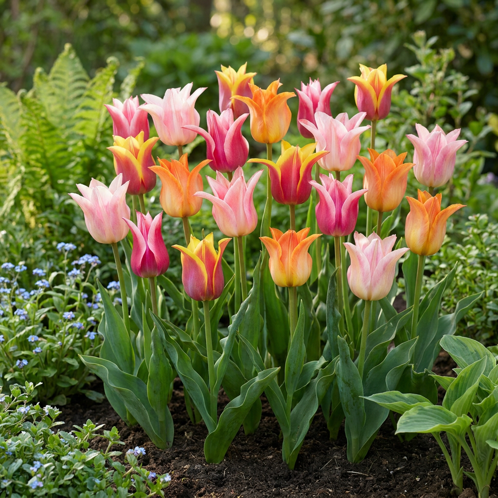 Tulpenmix 'Ballade' – 96 Blumenzwiebeln (Zwiebelgröße 11/12)