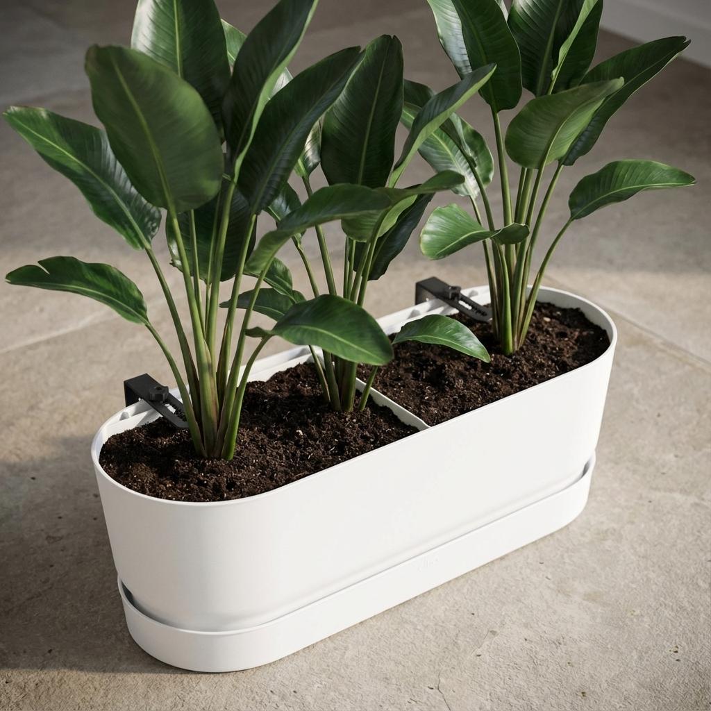 Elho Topf Greenville Easy Balkon D25cm - Weiß