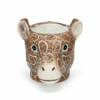 Pflanztopf Giraffe D11/14x11cm - Braun - D11/14x11cm