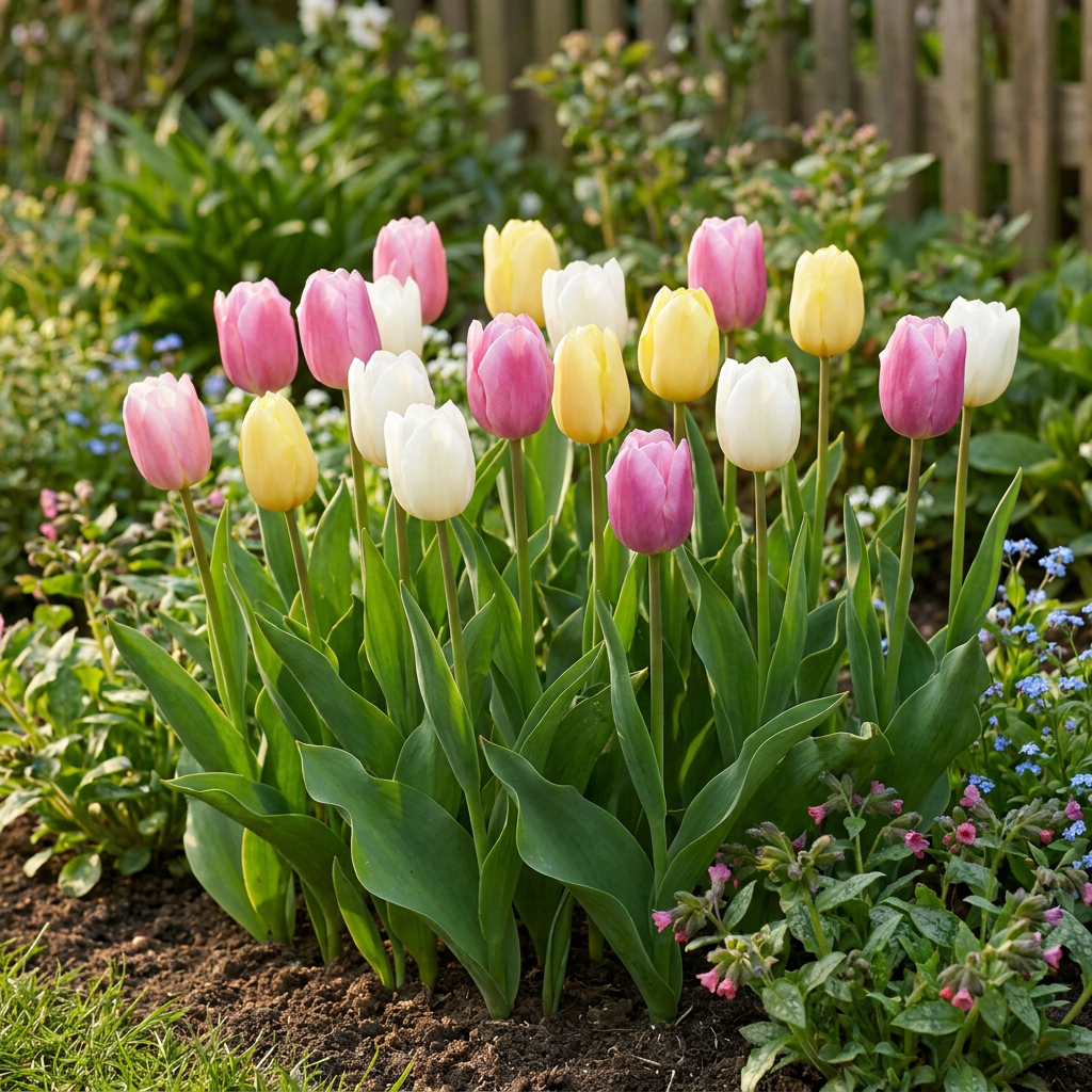 Tulpenmix 'Sorbet' – 96 Blumenzwiebeln (Zwiebelgröße 11/12)