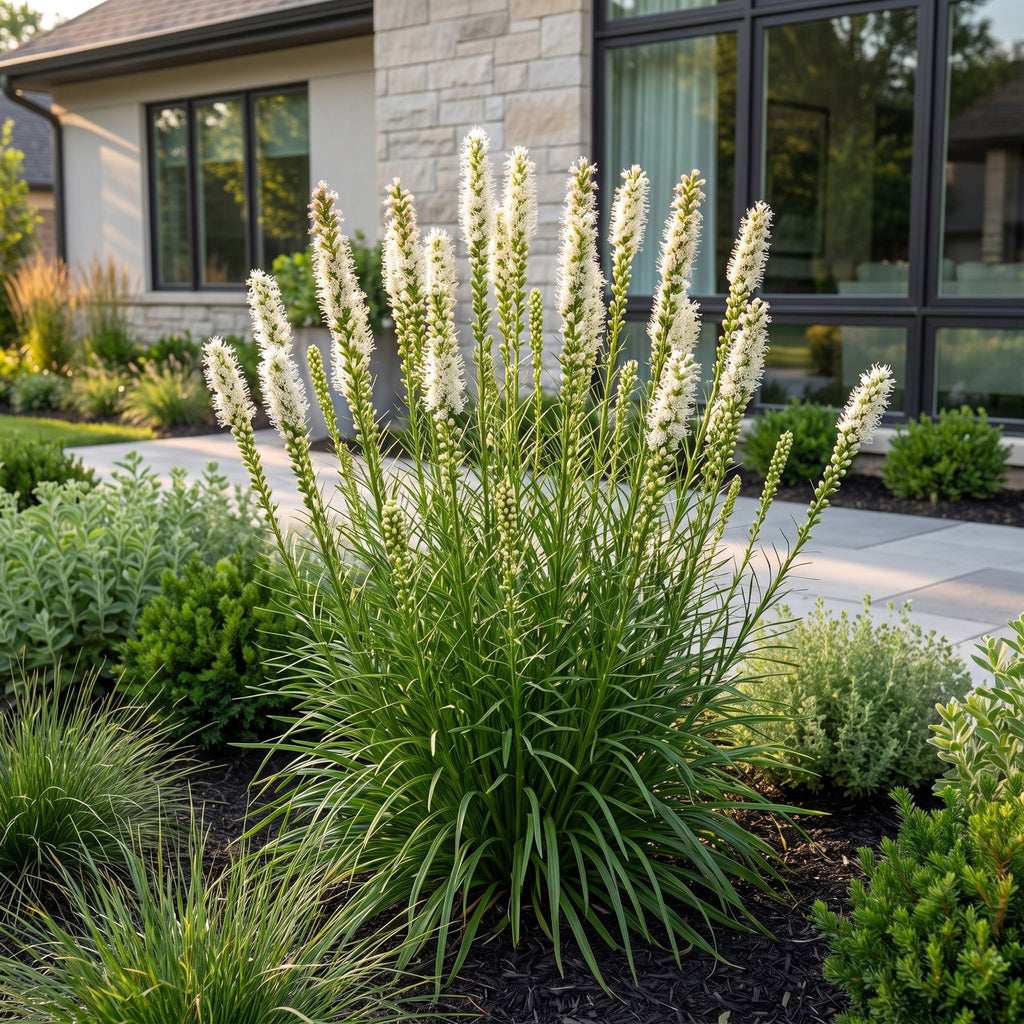 Liatris spicata alba (liatris) – blanc – 12 plantes, Ø11 cm, 15–25 cm de haut – photo 6