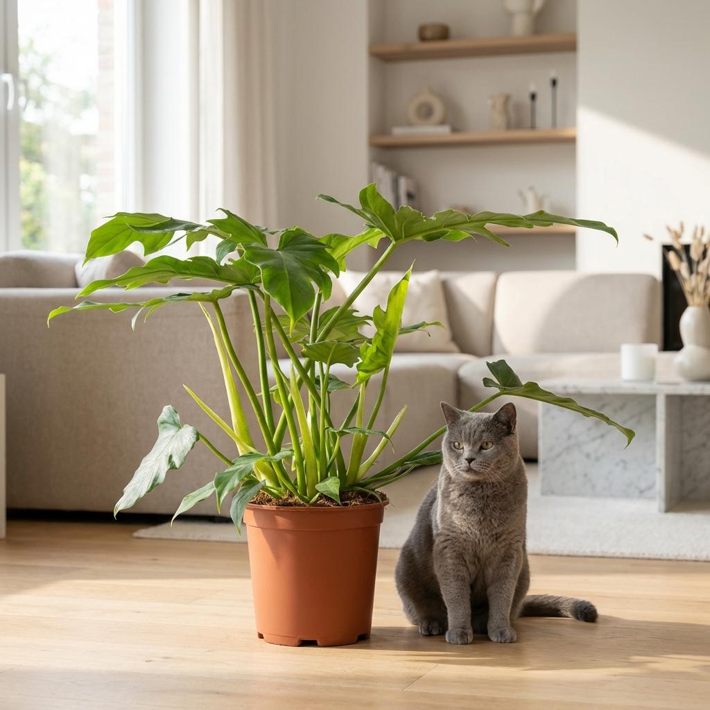 Philodendron Lacerum – Ø19 cm, 65 cm hoog