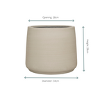 Jumbo Patt Beige Washed - D34 x H28