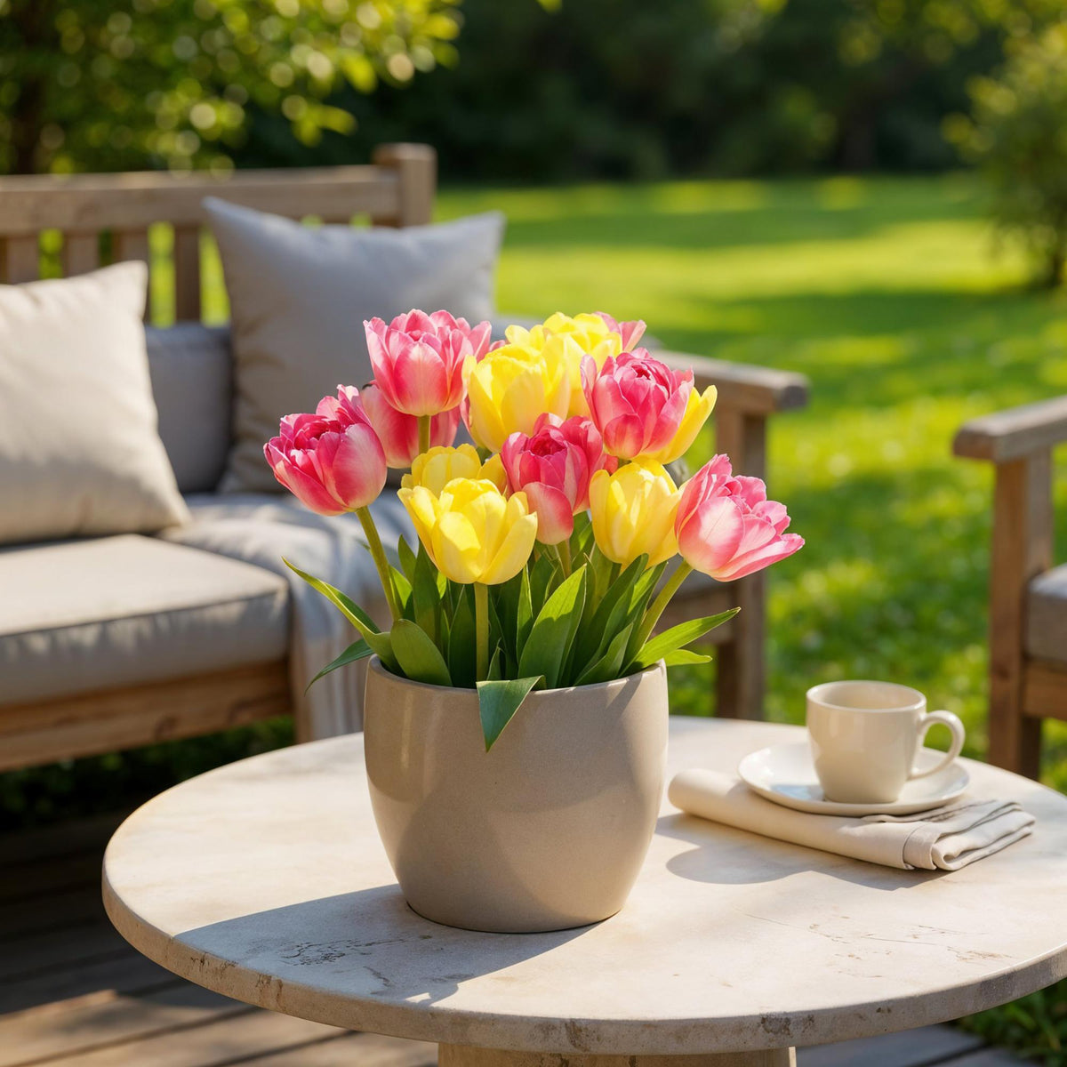 Tulpenmix 'Foxtrot' – 12 Blumenzwiebeln (Zwiebelgröße 11/12)