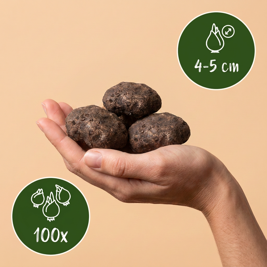 Aconit d’hiver de Cilicie (Eranthis cilicica) – 100 bulbes (taille 4/5)