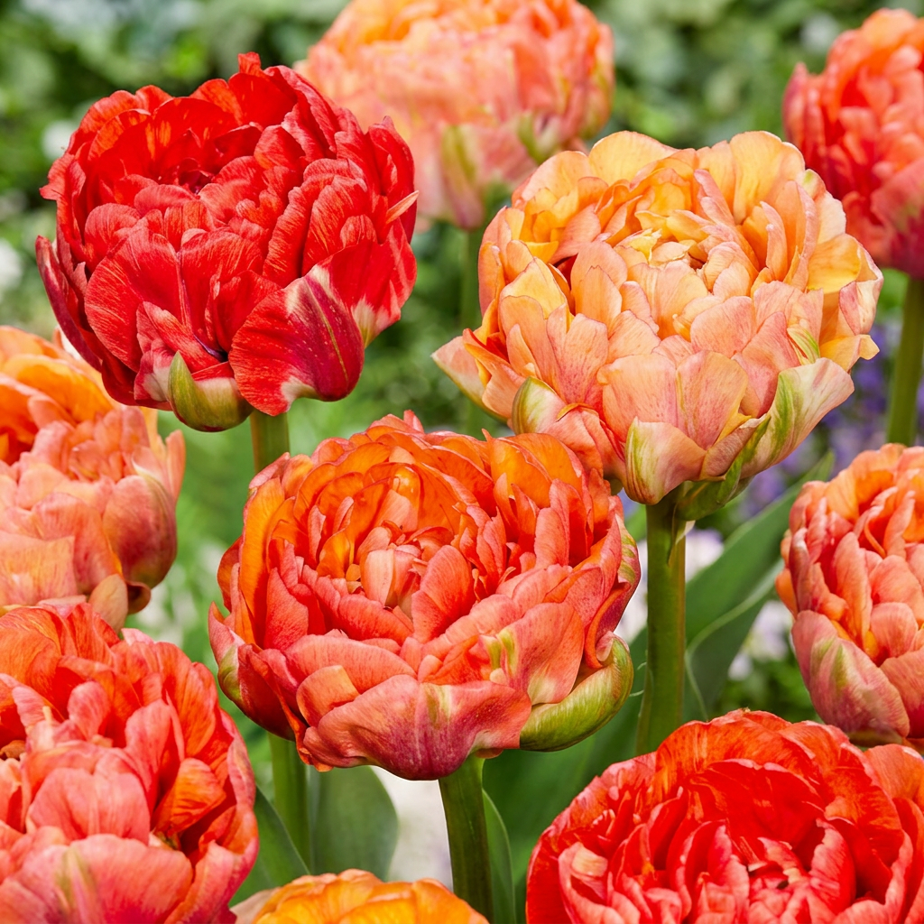 Tulpe 'Gudoshnik Double' – 48 Blumenzwiebeln (Zwiebelgröße 11/12)