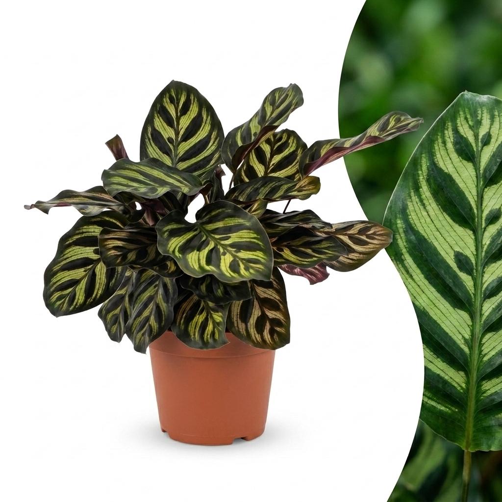 Calathea makoyana – Ø12 cm, 25 cm hoog