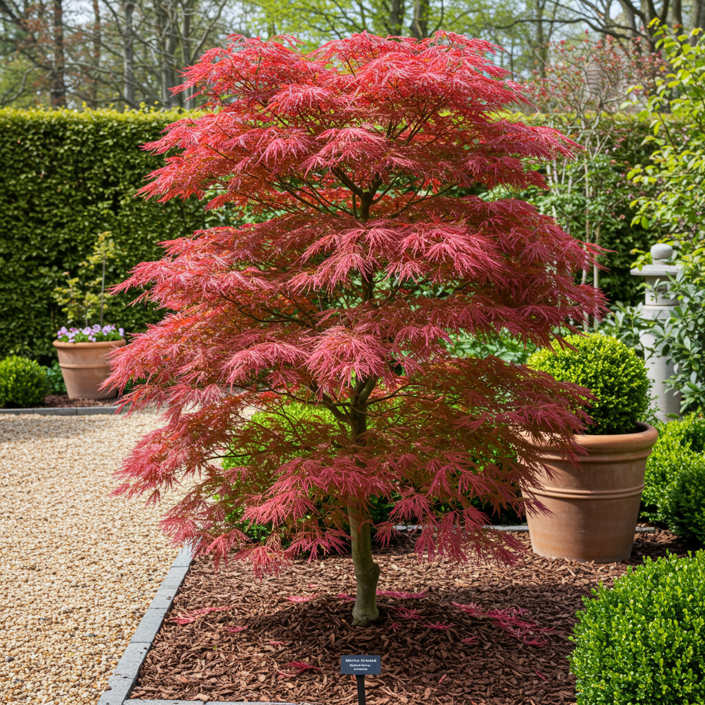 Acer palmatum 'Beni Maiko' (Japanese maple) – red – 2 plants, Ø19 cm, 70 cm high – photo 6