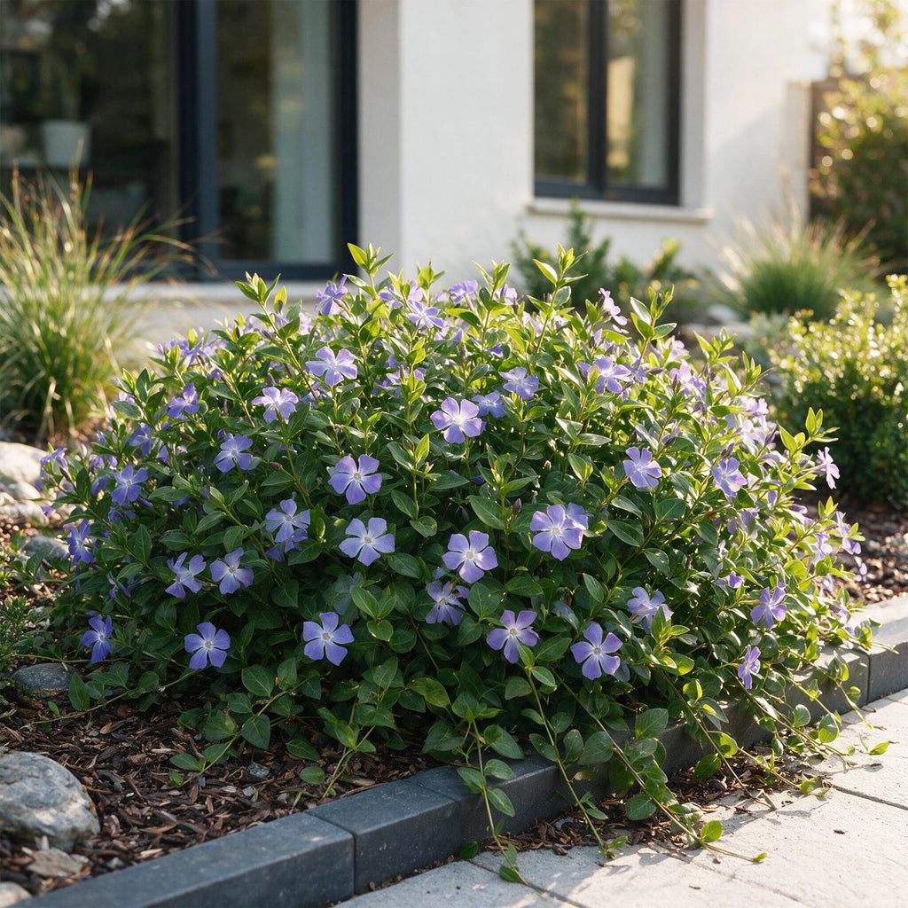 Vinca major (bigorewlier) – bleu – 12 plants, Ø11 cm, 15–25 cm de haut – photo 6