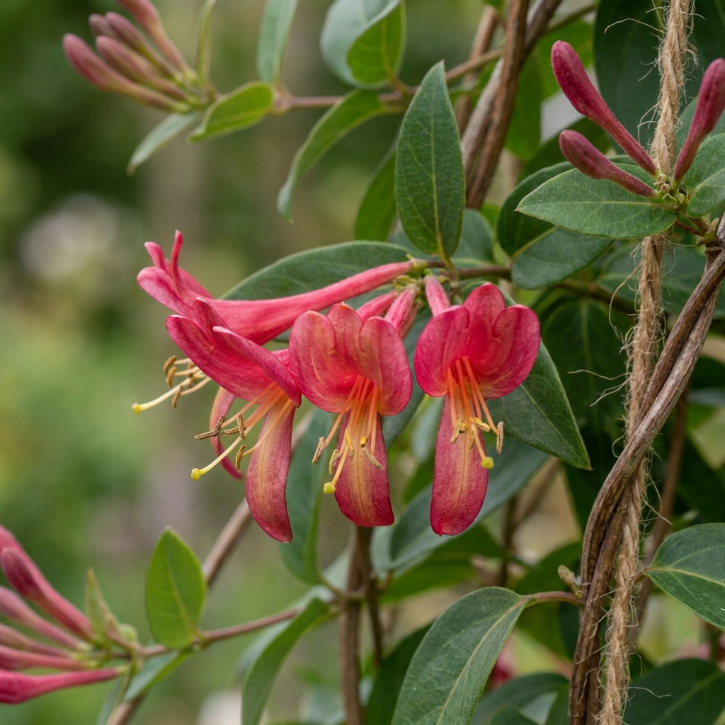 Lonicera henryi (Henry's honeysuckle) – yellow-red – Ø9 cm, 35 cm high – photo 3