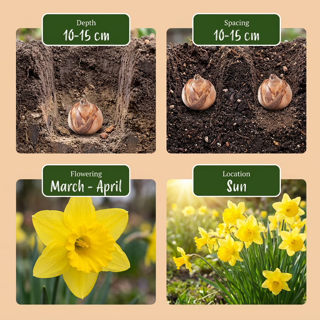 Narcisse 'Carlton' – 120 bulbes (calibre 12/14)