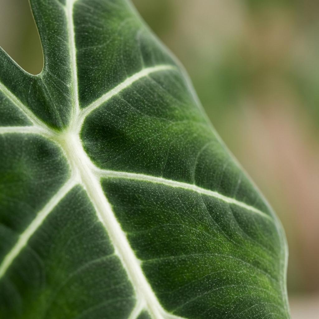 Alocasia Frydek (oreille d'éléphant) en pot de décoration Potter blanc – Ø19 cm, 60 cm de haut