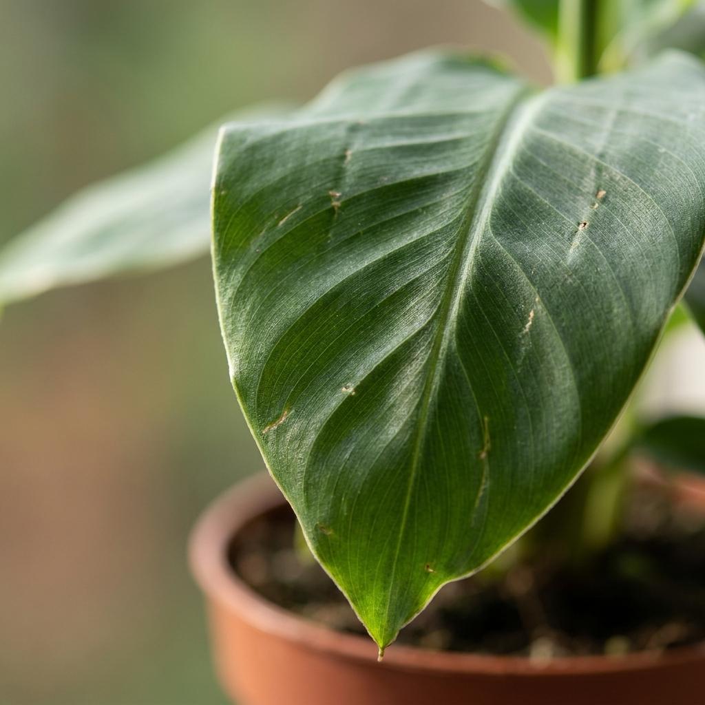 4× Musa Oriental Dwarf (bananenplant) met zeegras mand – Ø12 cm, 30 cm hoog