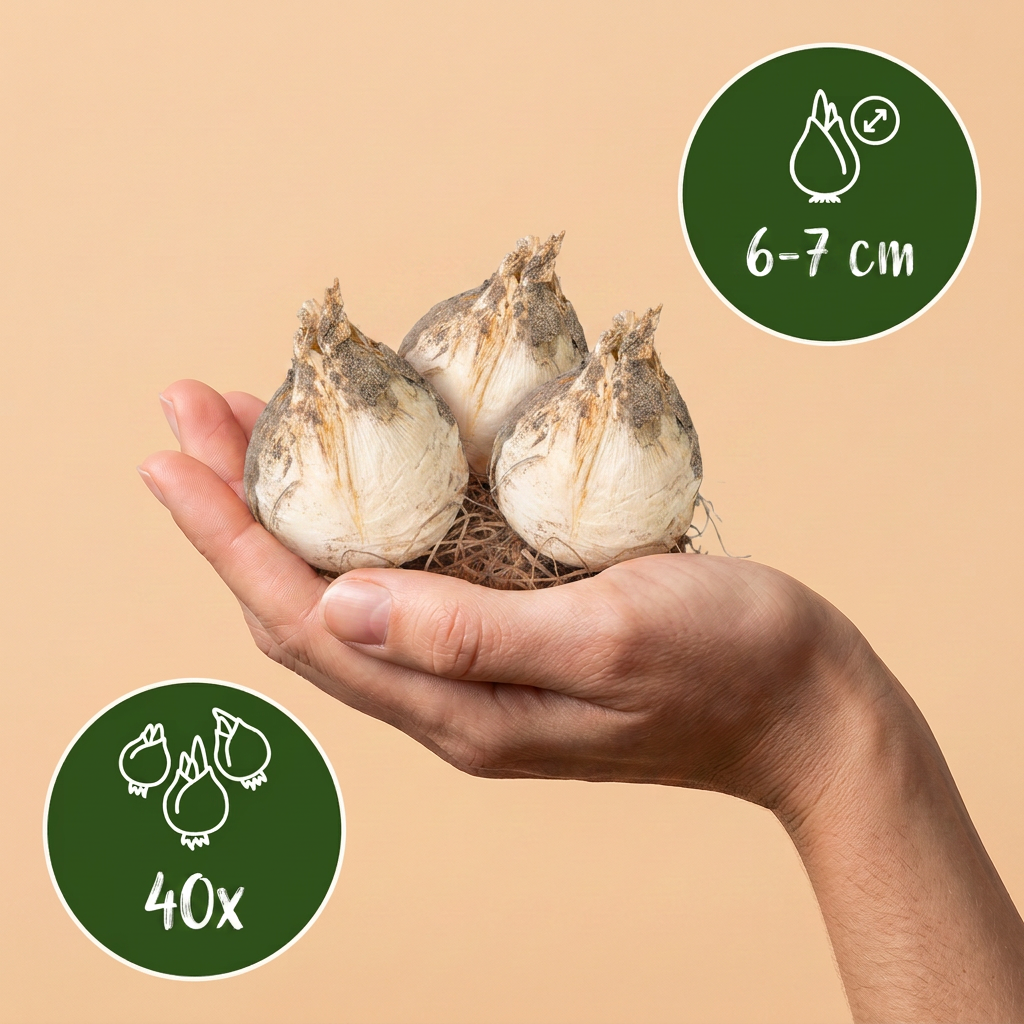 Iris 'Ping Pong' – 40 bulbes (taille 6/7)