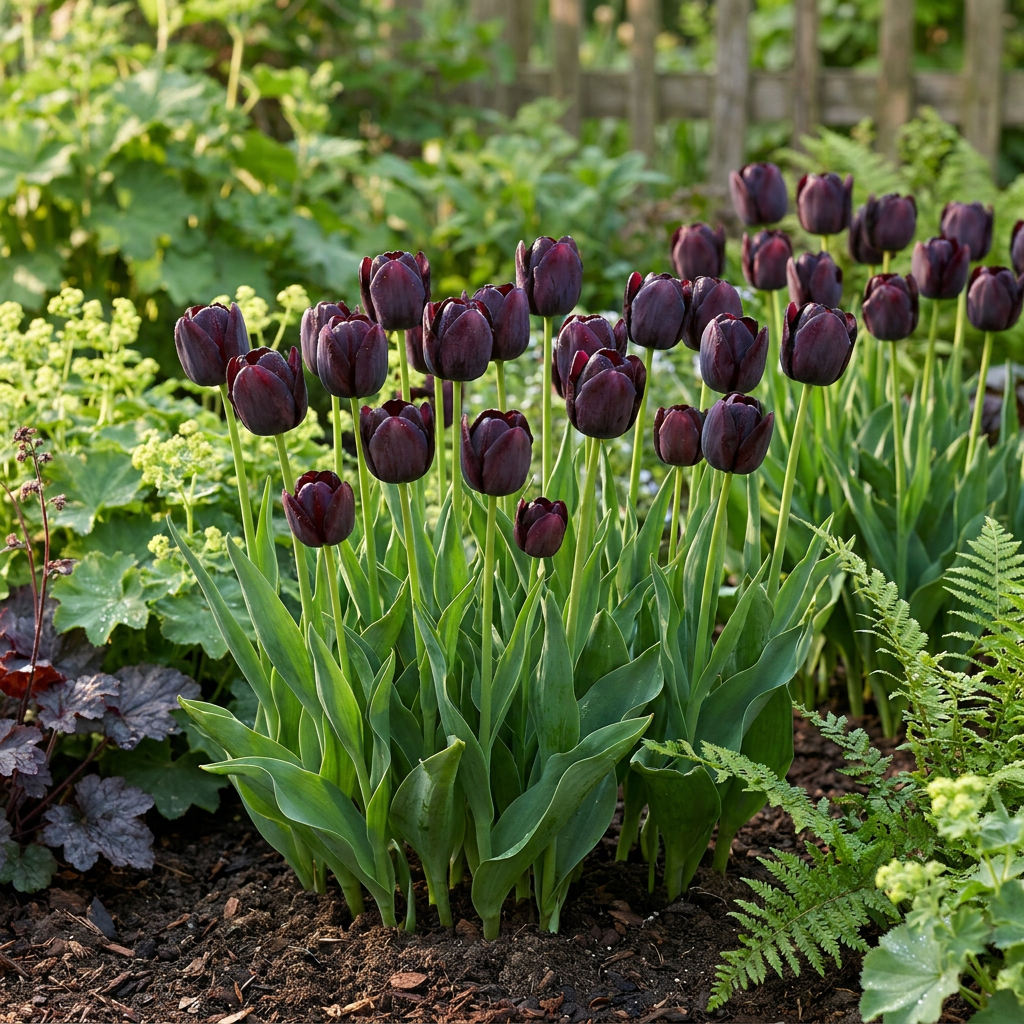 Zwarte tulp – 70 bloembollen (bolmaat 10/11)