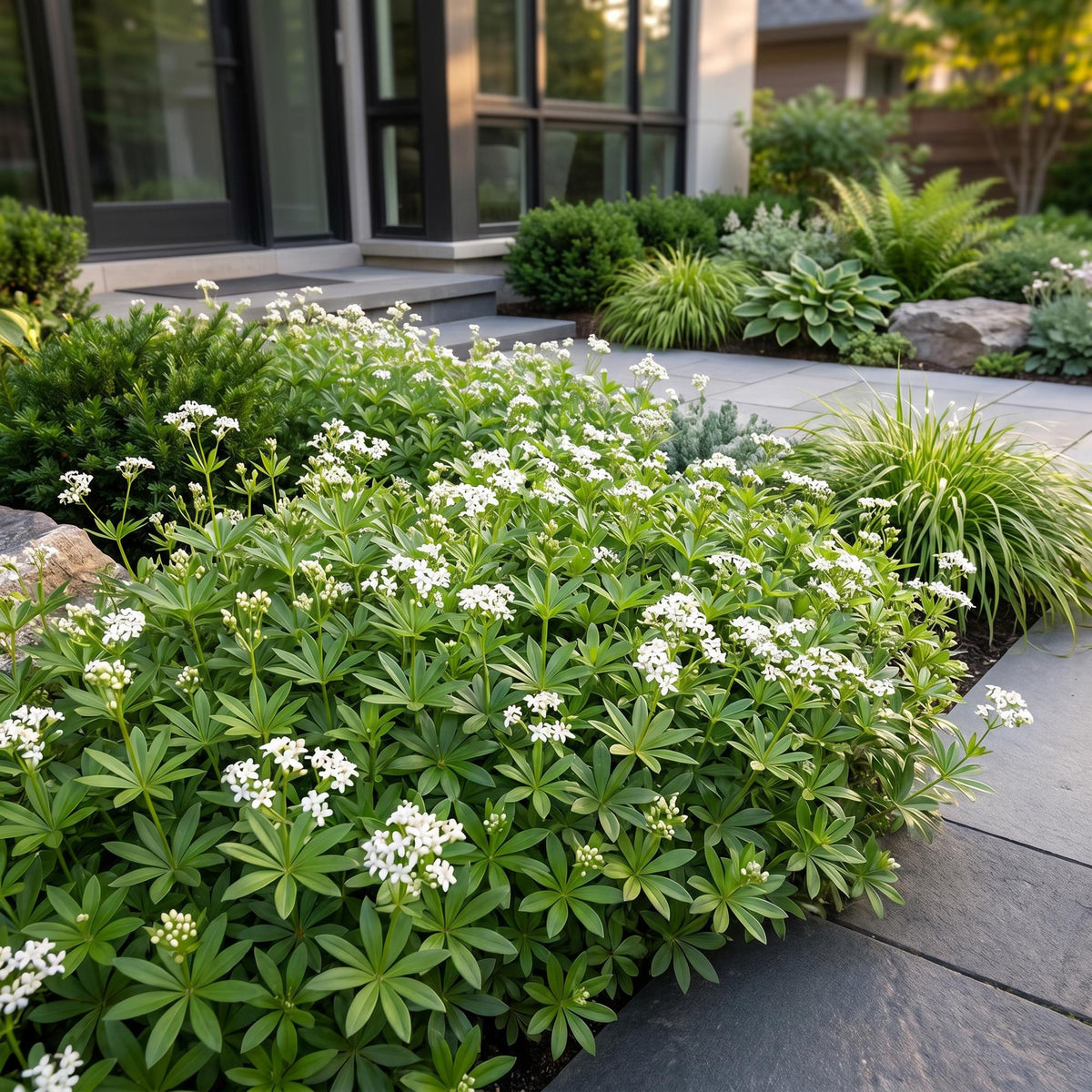 Galium odoratum (walstro) – wit – 6 planten, Ø11 cm, 15–25 cm hoog
