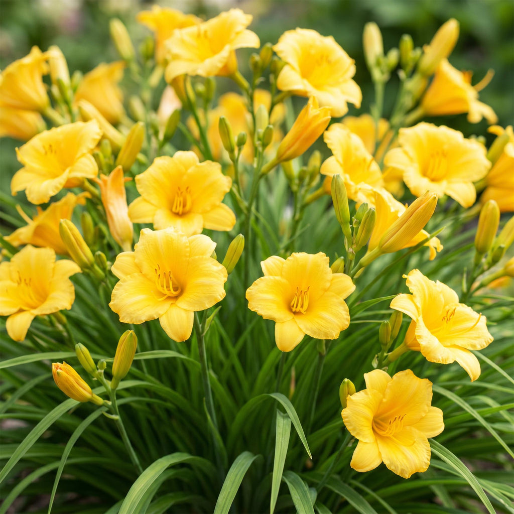 Hemerocallis 'Stella D’Oro' (daglelie) – geel – 6 planten, Ø11 cm, 15–25 cm hoog – foto 5