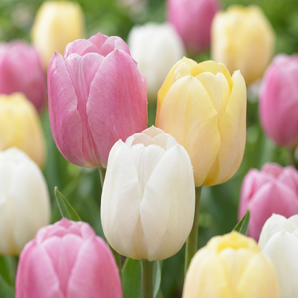 Tulpenmix 'Sorbet' – 24 Blumenzwiebeln (Zwiebelgröße 11/12)