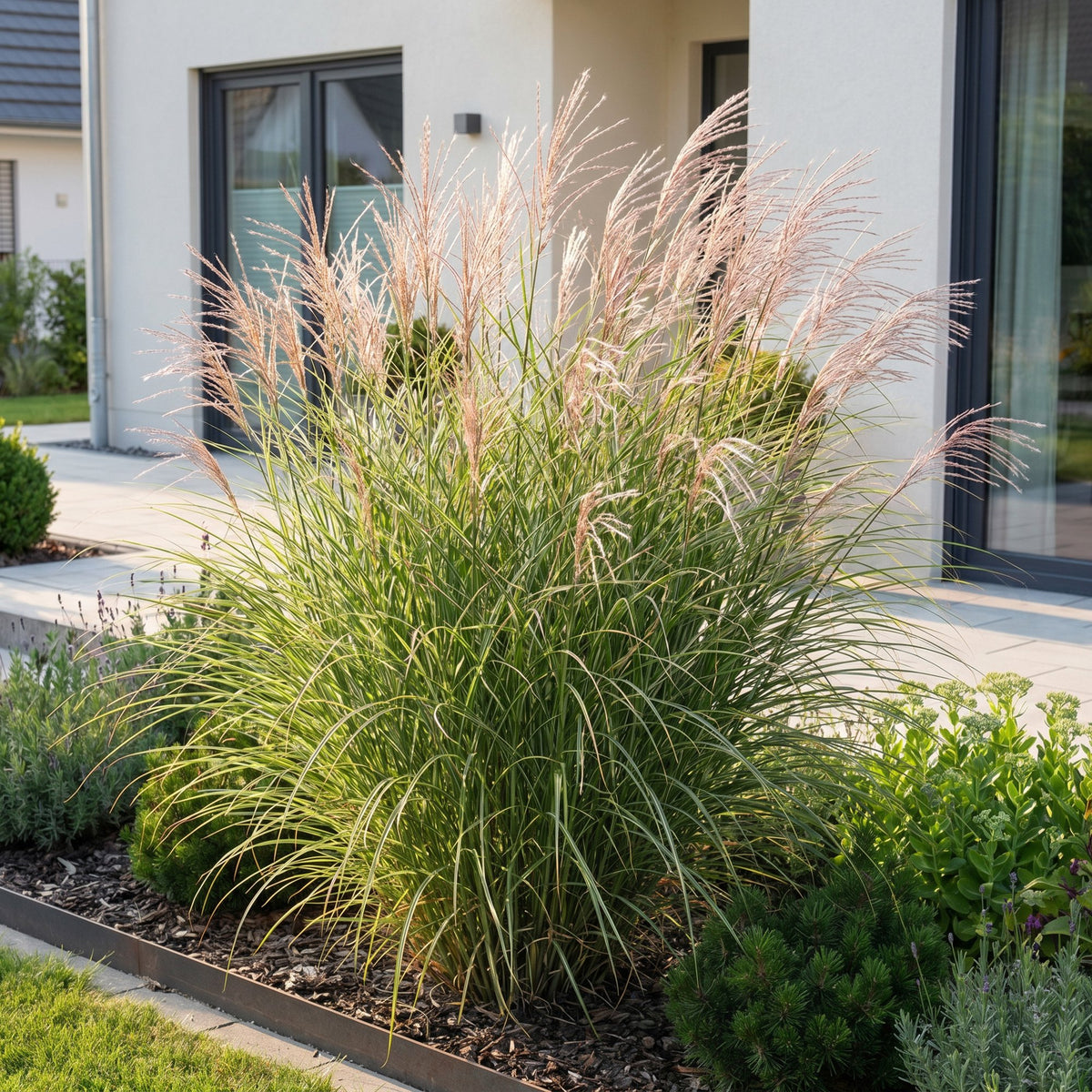 Miscanthus sinensis 'Morning Light' (miscanthus) – 6 plantes, Ø11 cm, 15–25 cm de haut – photo 6