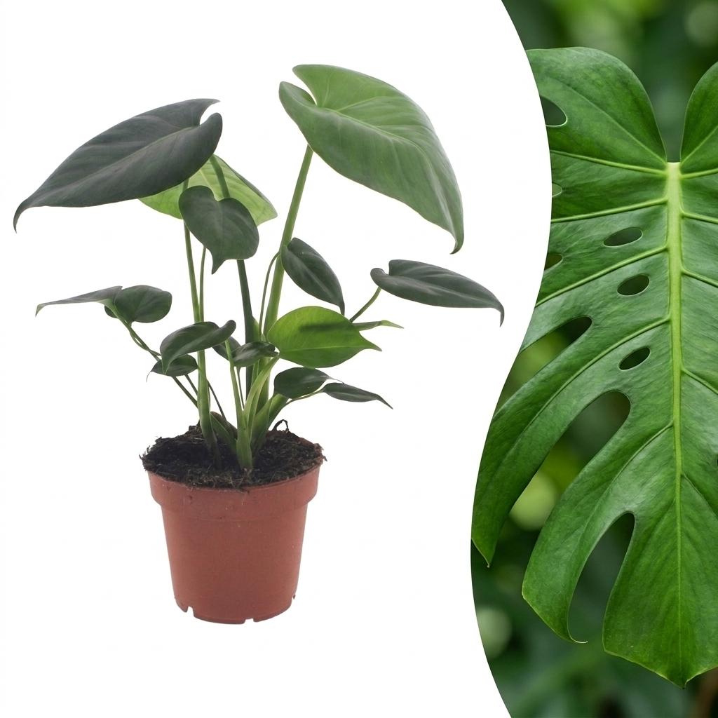 Monstera deliciosa (hulplant) – Ø12 cm, 30 cm høj